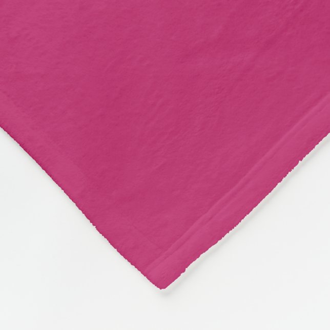 Polar Manta de felpa rosa quemada (Esquina)