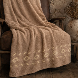 Polar Manta de felpa Rustic Diamond Trail