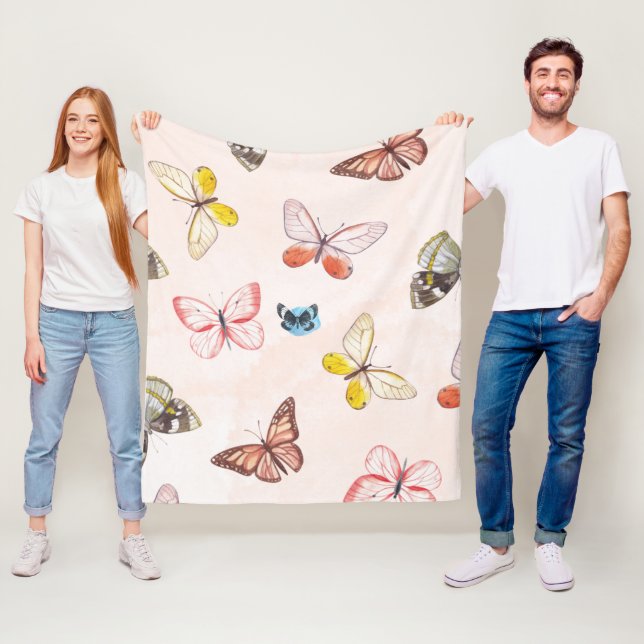 Polar Manta de felpa Soft Blooms (In situ)