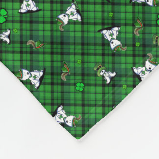 Polar Manta de felpa St. Paddy's Westie KiniArt