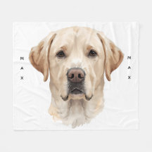 Manta de felpa suave para mascotas con retrato de