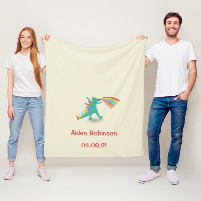 Polar Manta de felpa temática de dinosaurios para niños  (In situ)