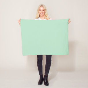 Polar Manta de felpa verde menta suave – Acogedora y ele