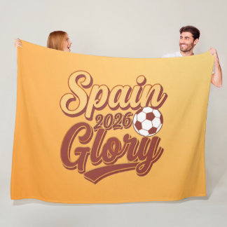 Polar Manta de felpa vintage España 2026 Glory Soccer