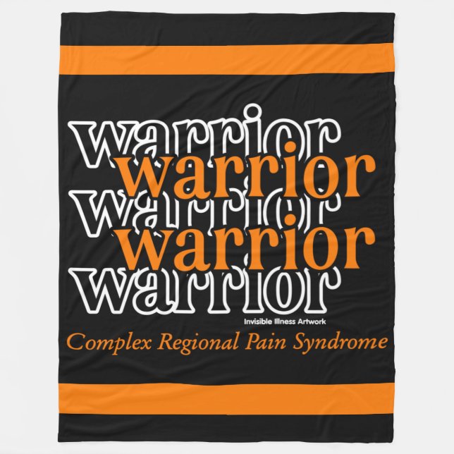 Polar Manta de felpa Warrior/Repeated...CRPS (Anverso)