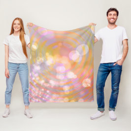 Polar Manta de Fleece con Espirales de Resplandor Etéreo