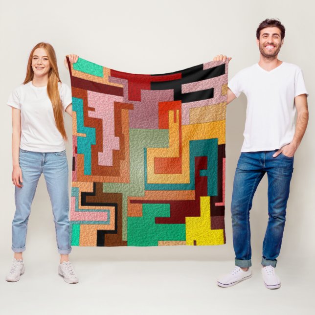 Polar Manta de fleece de camuflaje (In situ)