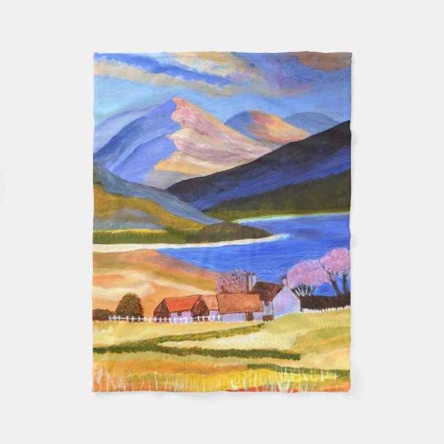 Polar manta de fleece de las Highlands escocesas  (Anverso)