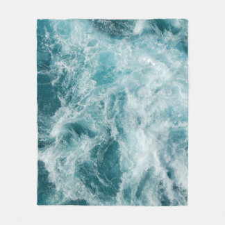 Polar Manta de Fleece Marino