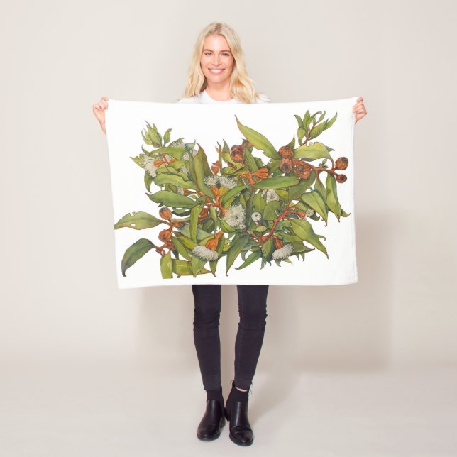 Polar manta de flor de nuez de pistola (In situ)