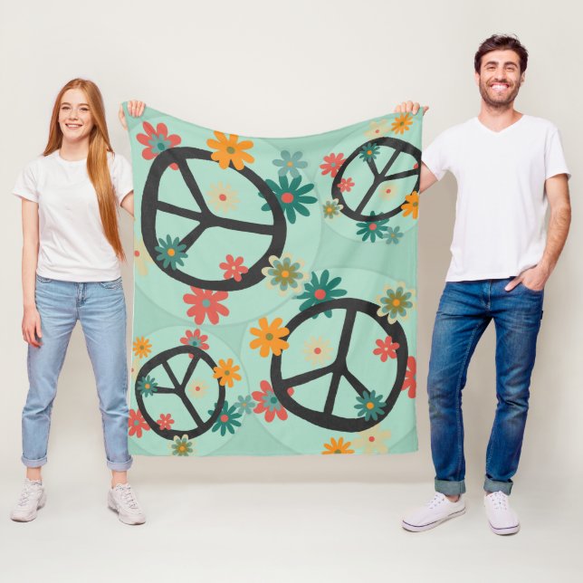 Polar Manta de Flores y Paz (In situ)