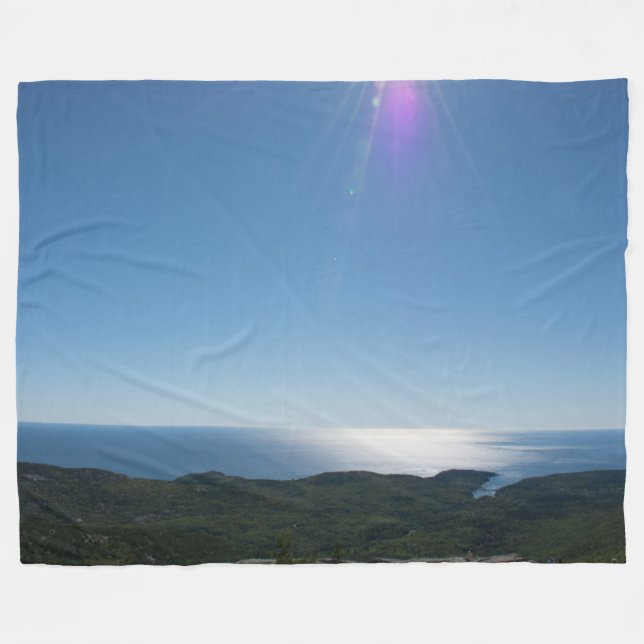 Polar Manta de franela de Cadillac Mountain, grande (Frente (Horizontal))