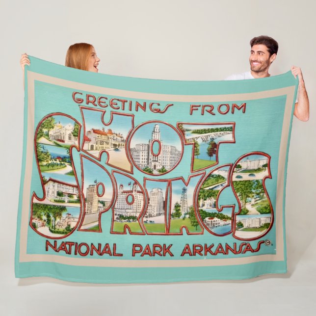 Polar Manta de franela de Hot Springs Arkansas (In situ)