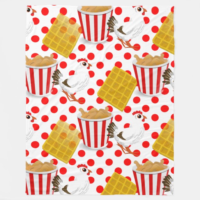 Polar manta de gofres de pollo (Anverso)