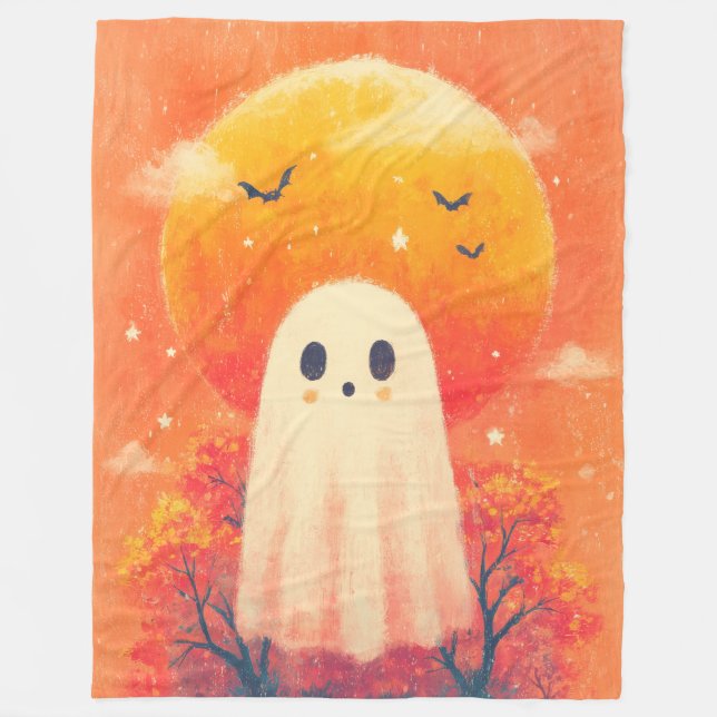 Polar Manta de Halloween acogedora y linda (Anverso)