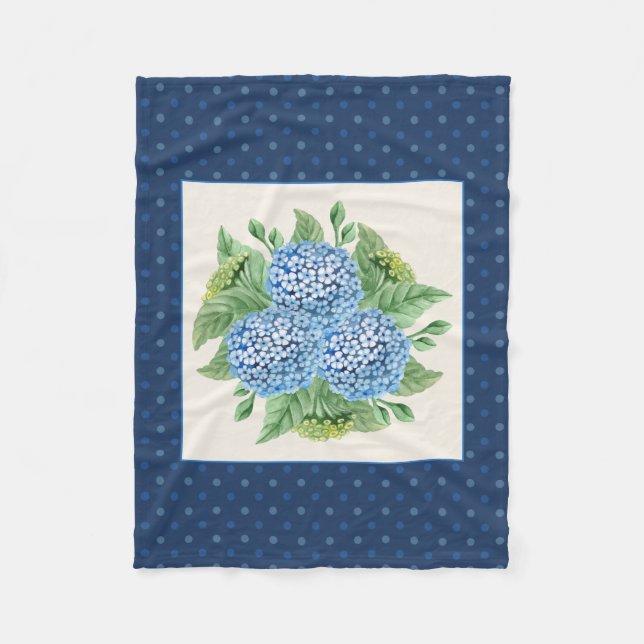 Polar Manta de la bola de nieve de la acuarela pequeña (Anverso)