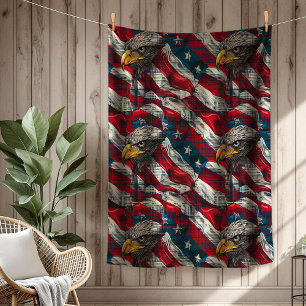 Polar Manta de la Gloria de EE. UU. Águila y Bandera par