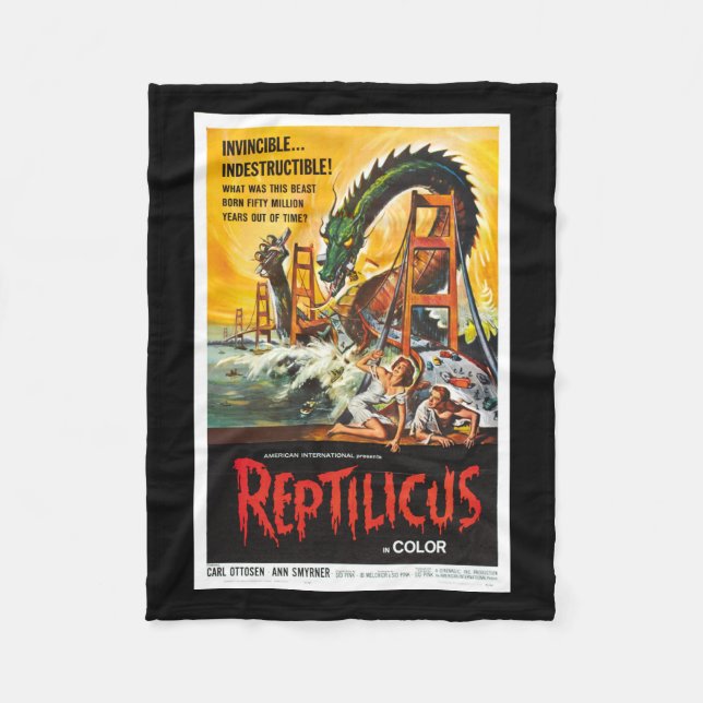 Polar Manta de la película del monstruo de Reptilicus (Anverso)