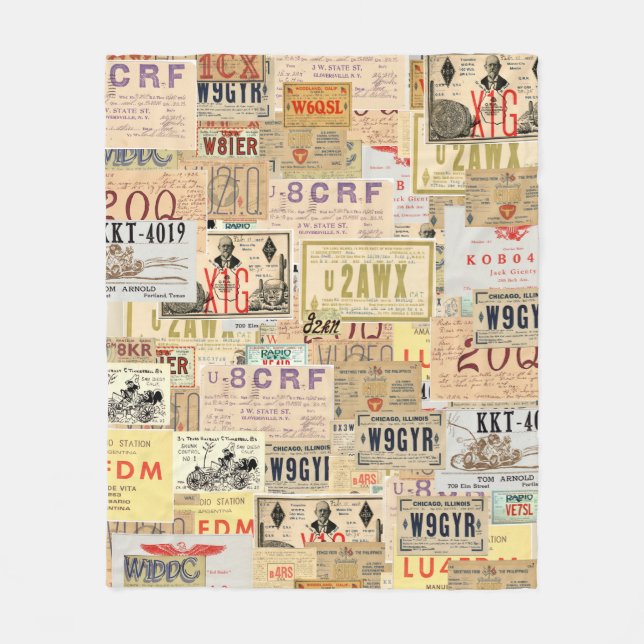 Polar Manta de la tarjeta de QSL (Anverso)