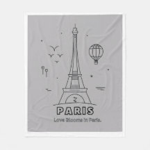 Manta de la Torre Eiffel de París