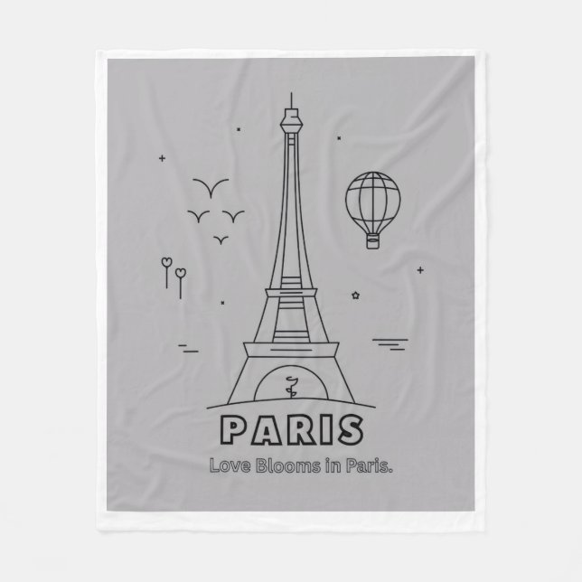 Polar Manta de la Torre Eiffel de París (Anverso)