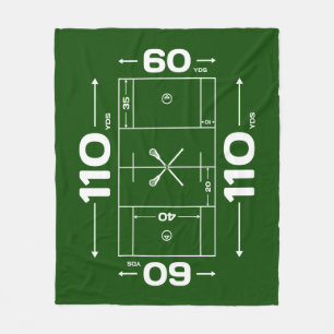 Polar Manta de LaCrosse - diseño del campo de LaCrosse