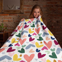 Manta de lana para San Valentín con divertido esta