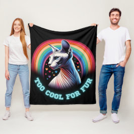 Polar Manta de lanzamiento de corazones de arcoíris dema