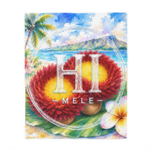 Manta de lanzamiento de HIMELE ‘Uli’uli