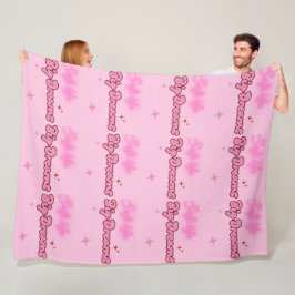 Polar Manta de lanzamiento suave rosa para niñas con gra