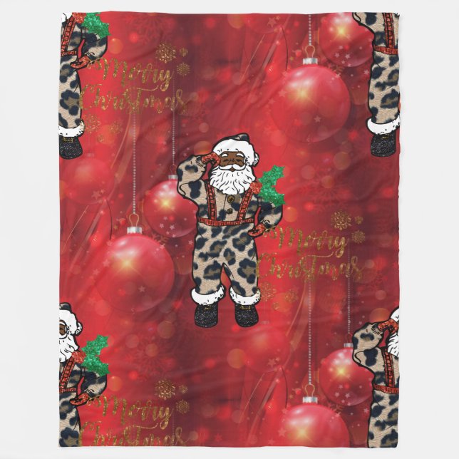 Polar manta de leopardo de áfrica (Anverso)