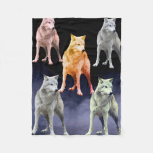 Polar manta de lobo
