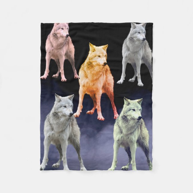 Polar manta de lobo (Anverso)