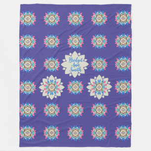 Polar Manta de Mandala Morada 60 x 80