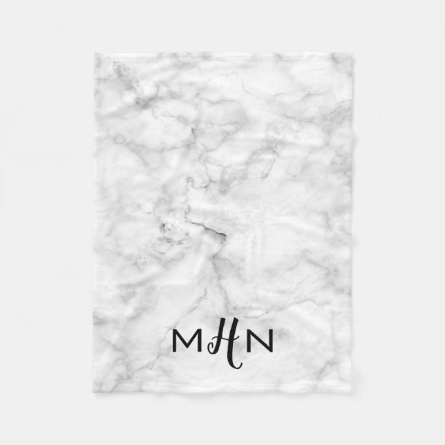 Polar Manta DE MÁRMOL del monograma (Anverso)