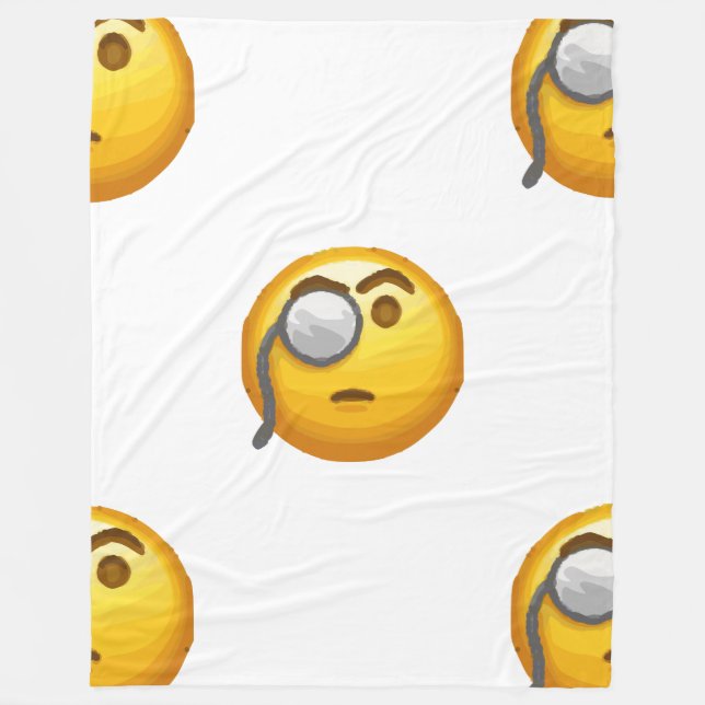 Polar manta de monóculo de emoji (Anverso)