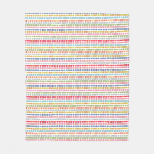 Polar Manta de mosaico del arcoiris (Anverso)