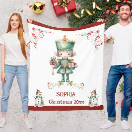 Polar Manta de muñeca de Navidad para niños con nombre