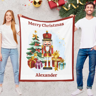 Polar Manta de Navidad de Cascanueces para Niños con Nom