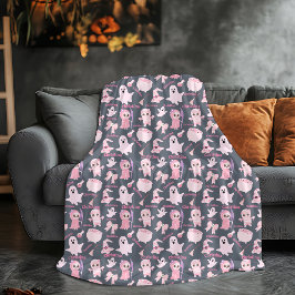 Polar Manta de Nombre Rosa Lindo Halloween