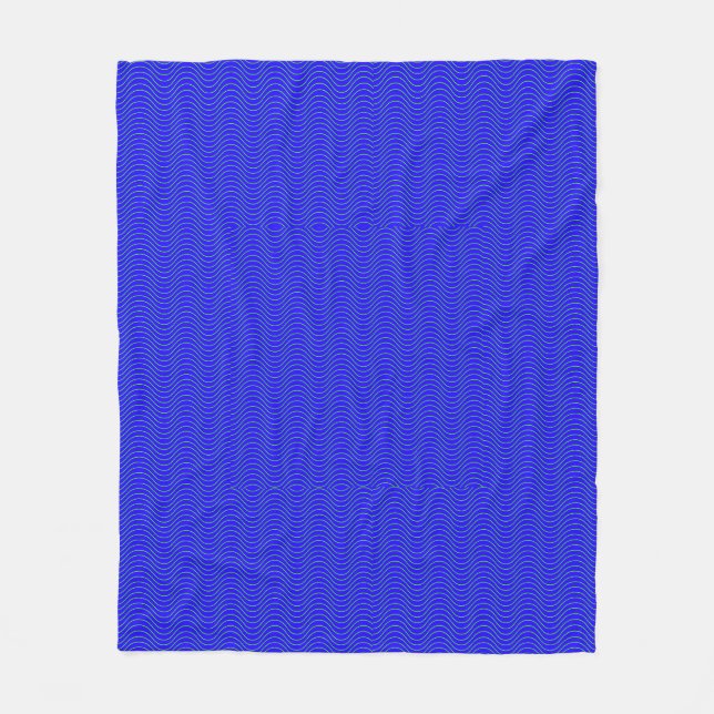 Polar Manta de olas azules (Anverso)