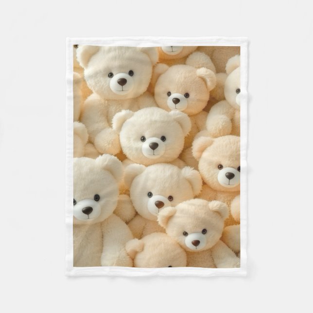 Polar Manta de ositos de peluche lindos (Anverso)