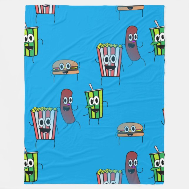 Polar manta de palomitas de cine (Anverso)