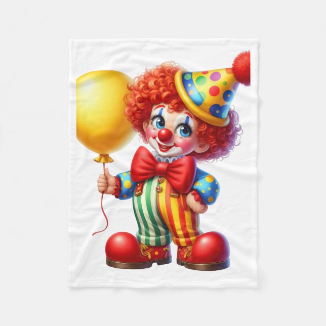 Polar Manta de payaso de circo feliz ADOM (Anverso)