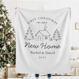Polar Manta de «Primer Navidad en Nuestra Nueva Casa»