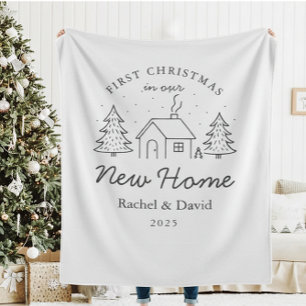 Polar Manta de «Primer Navidad en Nuestra Nueva Casa»