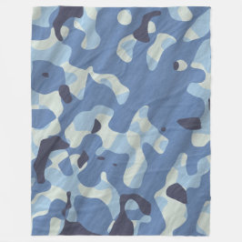 Polar manta de pulga de camuflaje