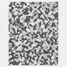 Polar manta de pulga de camuflaje