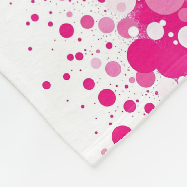 Polar Manta de simetría de medio tono rosa ADOM (Esquina)