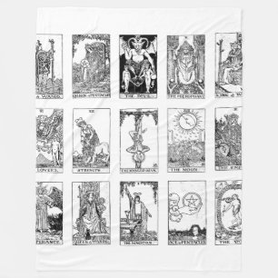 Polar manta de tarot antigua